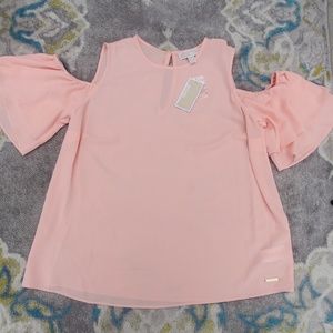 Ladies Michael Kohrs coral top size 0x